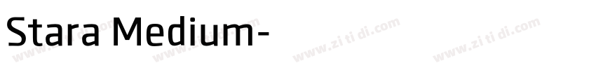 Stara Medium字体转换